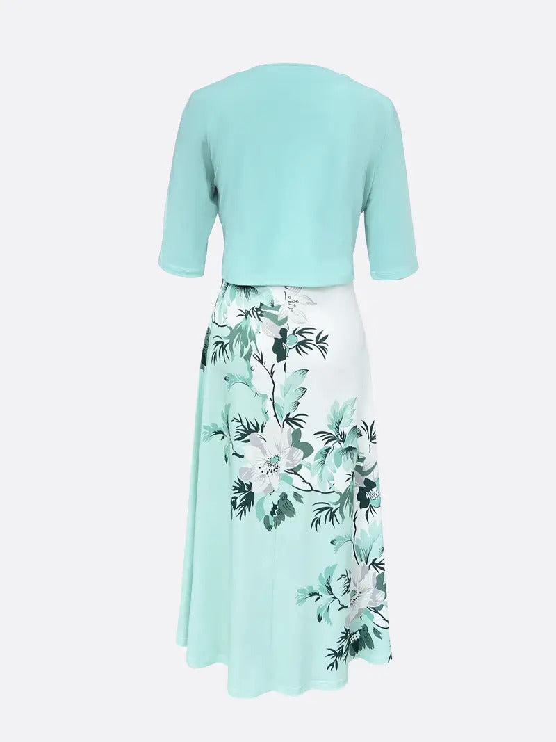 Elaina - Elegante Twee Stukken Jurk