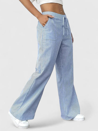 Dominique - Elegante wijde broek