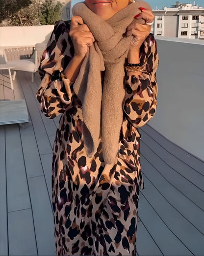 Sophia - Gedurfde Luipaardprint Jurk