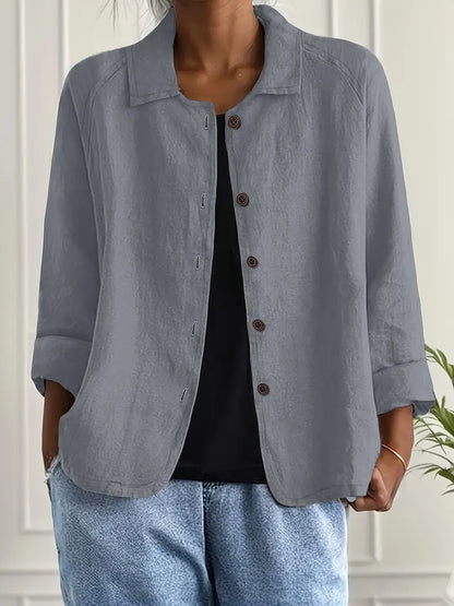 Jade | Klassiek katoenen overshirt