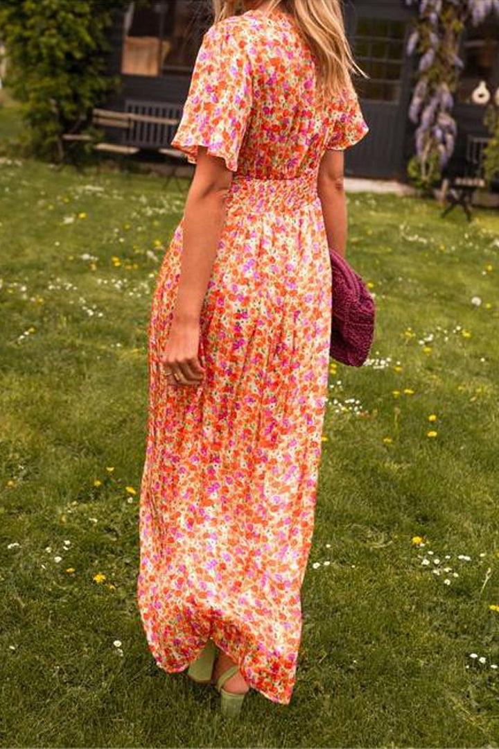 Pauline - Robe Florale Romantique