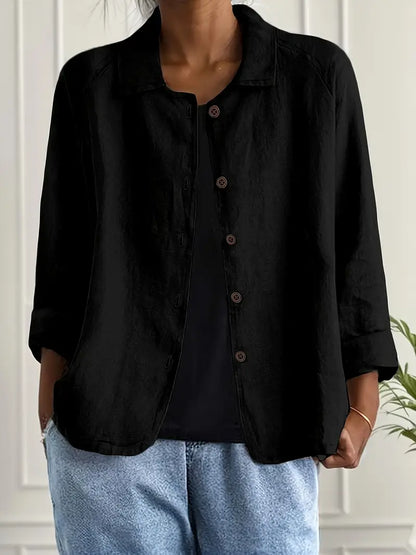 Jade | Klassiek katoenen overshirt