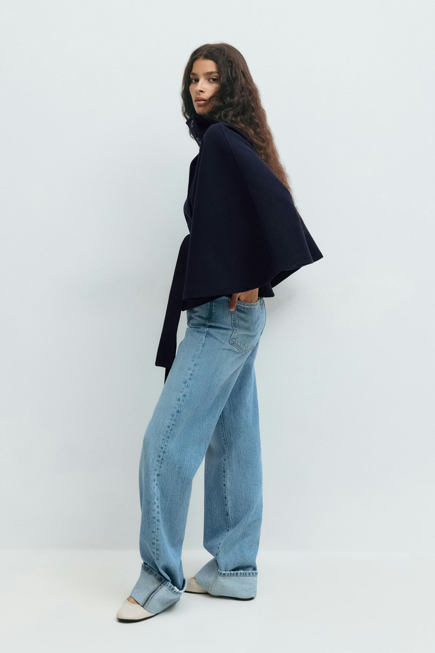 Alizée | Cape met ceintuur