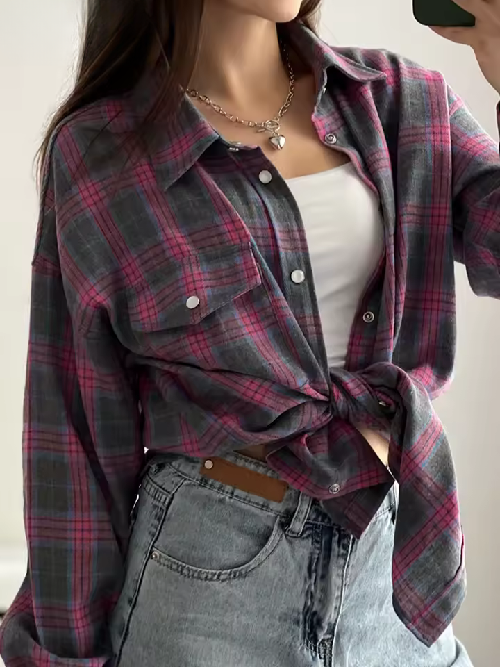 Leandra - Vintage Oversized Overhemd