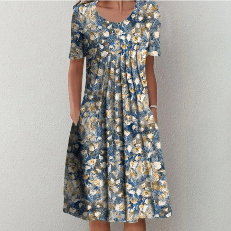 Celeste - Elegante Luchtige Midirok