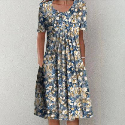 Celeste - Elegante Luchtige Midirok