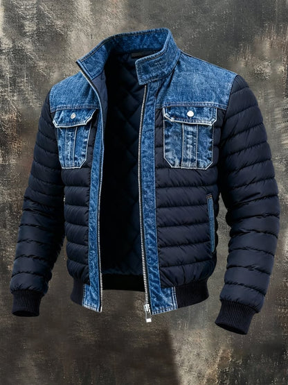 KÉVIN™ | KLASSIEK GEVOERD DENIM JASJE