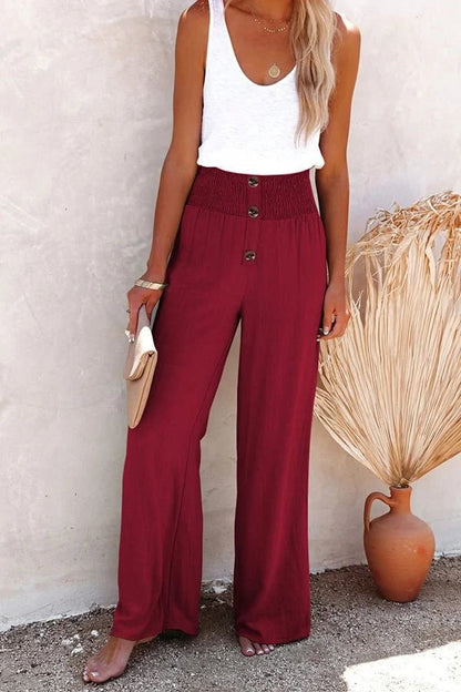Livia™ | High-Waisted Linen Trousers