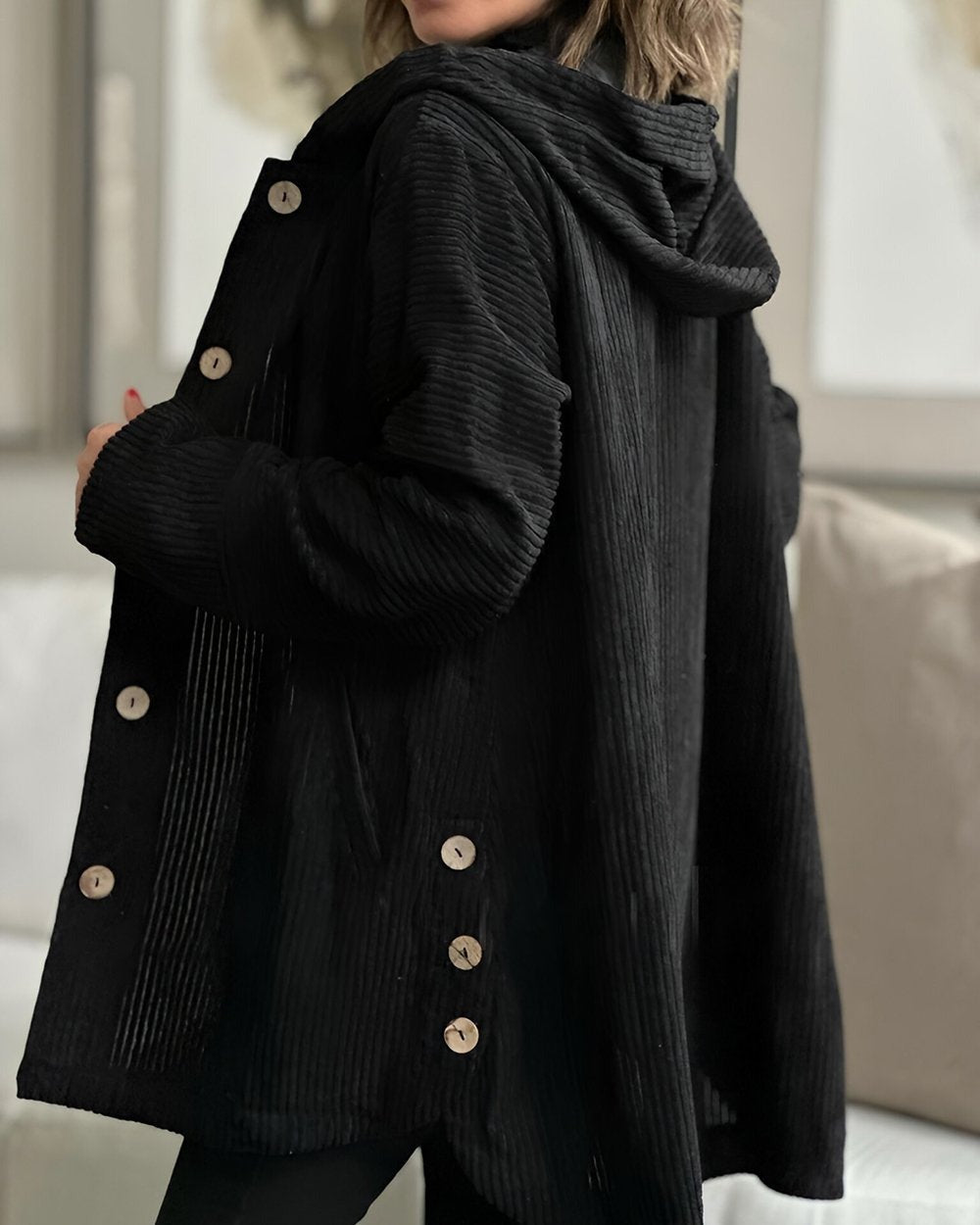 Cordia - Elegante Corduroy Jas