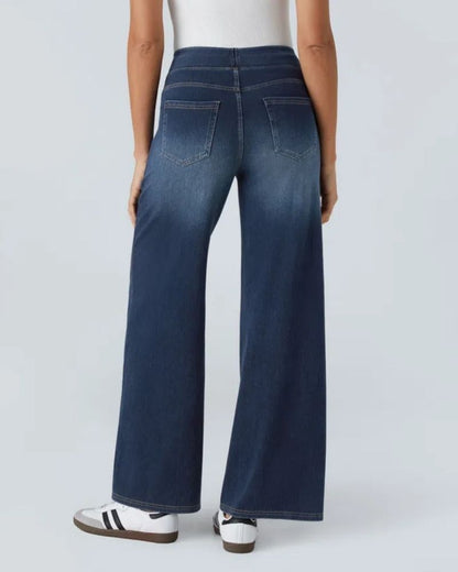 Ainsley - Comfortabele Jeans Met Wijde Pijpen