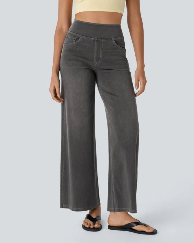 Ainsley - Comfortabele Jeans Met Wijde Pijpen