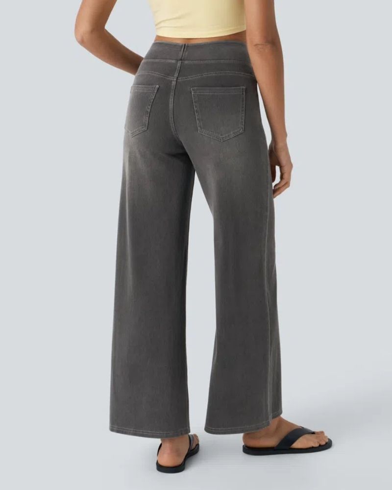 Ainsley - Comfortabele Jeans Met Wijde Pijpen
