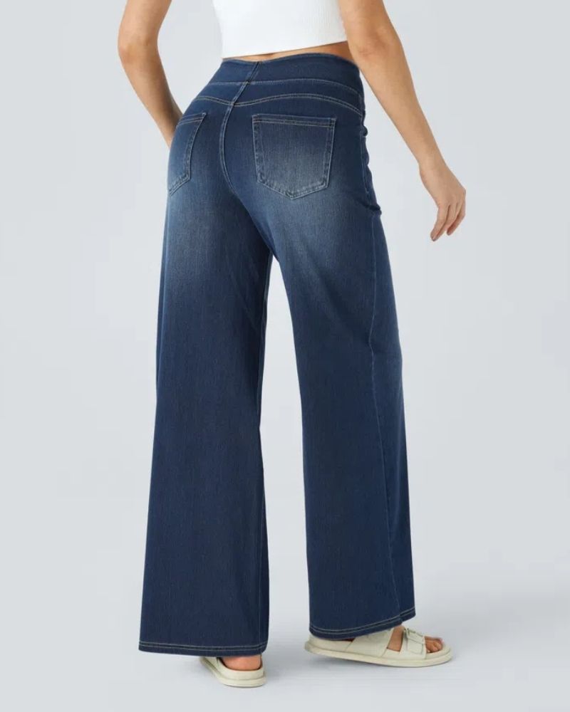 Ainsley - Comfortabele Jeans Met Wijde Pijpen