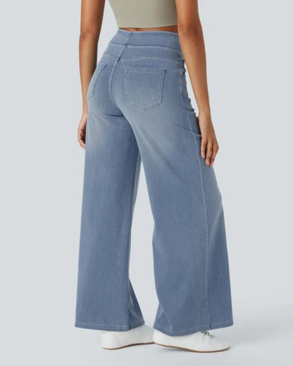 Ainsley - Comfortabele Jeans Met Wijde Pijpen