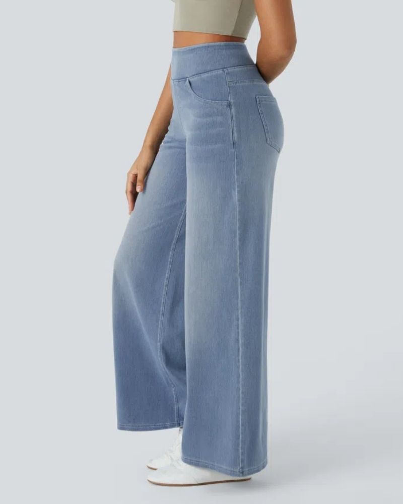 Ainsley - Comfortabele Jeans Met Wijde Pijpen