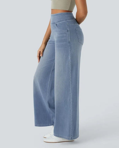 Ainsley - Comfortabele Jeans Met Wijde Pijpen