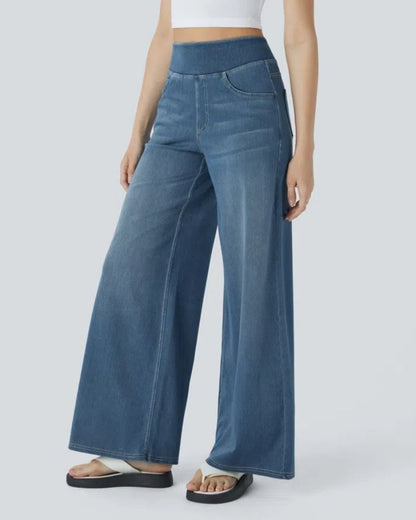 Ainsley - Comfortabele Jeans Met Wijde Pijpen