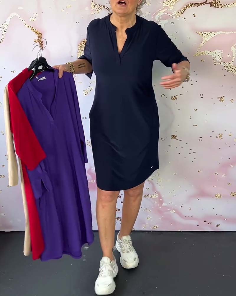 Hanlyn - Elegante Minimalistische Jurk