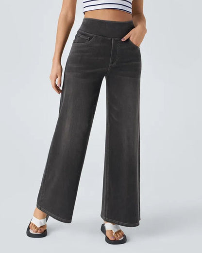 Ainsley - Comfortabele Jeans Met Wijde Pijpen
