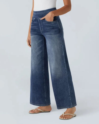 Ainsley - Comfortabele Jeans Met Wijde Pijpen