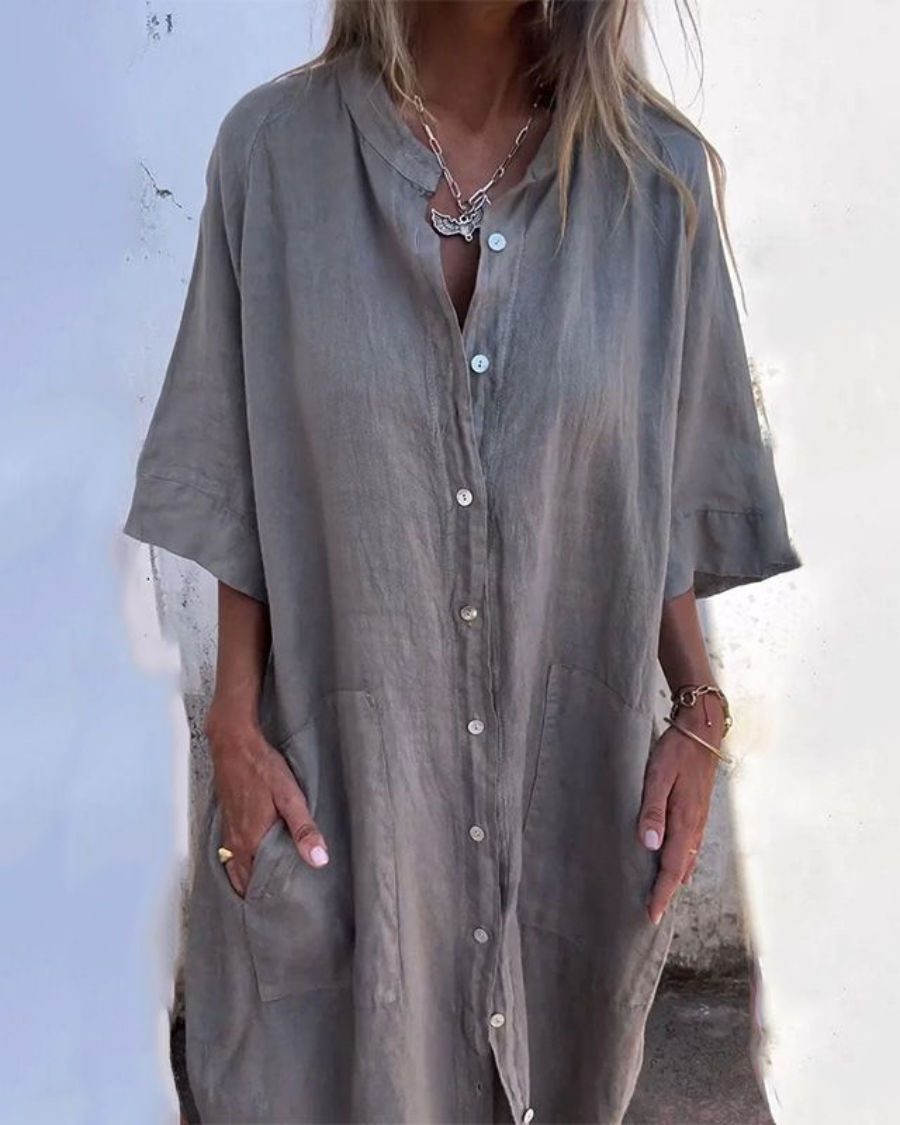 Melany - Boho Chique Overhemdjurk