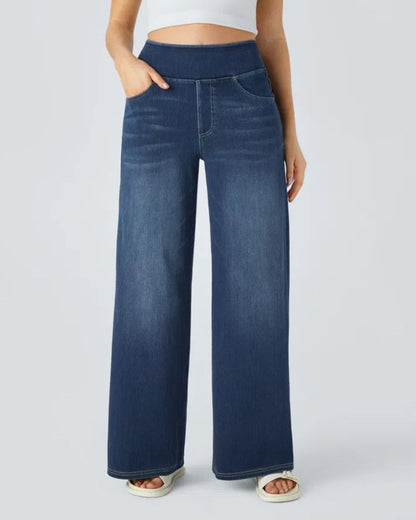 Ainsley - Comfortabele Jeans Met Wijde Pijpen