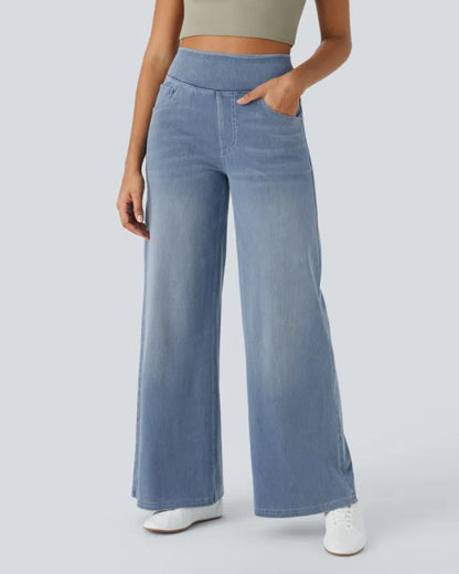Ainsley - Comfortabele Jeans Met Wijde Pijpen