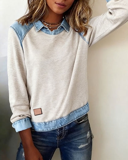 Lina - Moderne Geborduurde Blouse