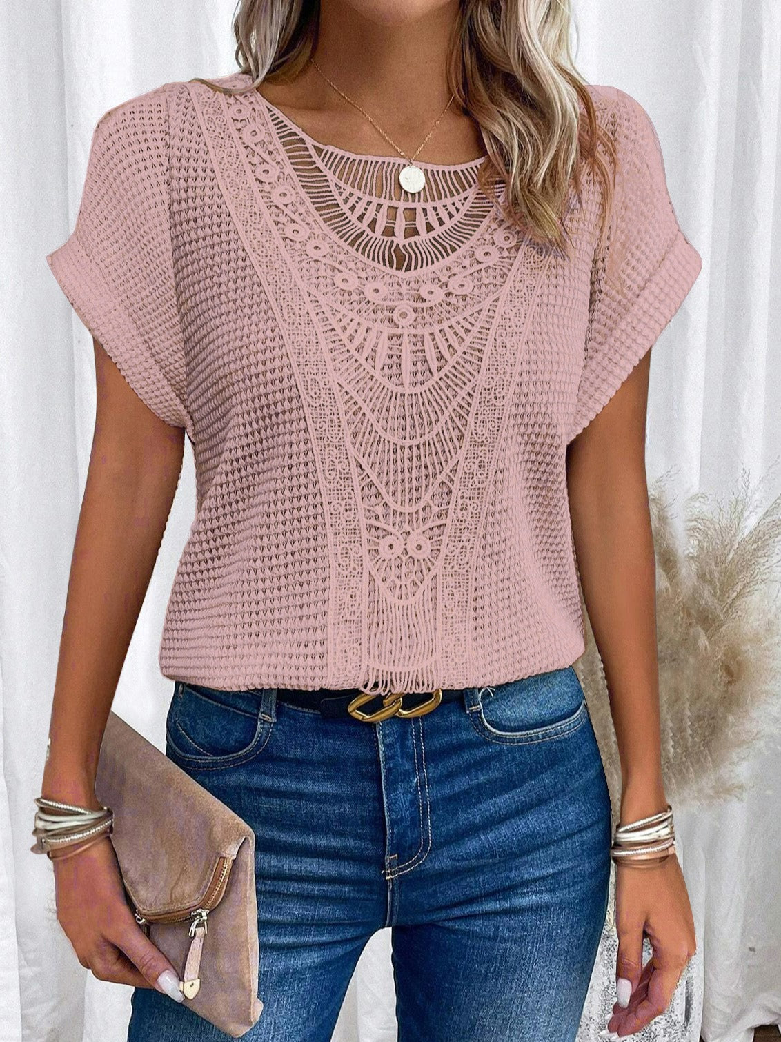 T-shirt ELSA met korte mouwen.
