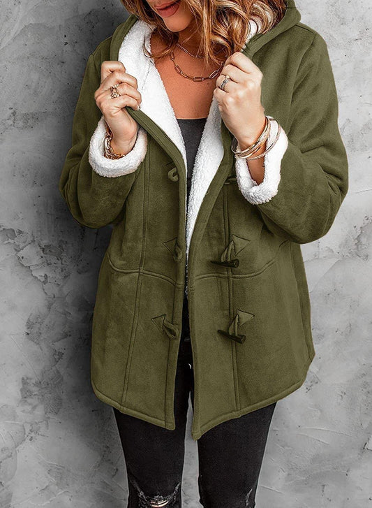 Cléa | Casual fleecevest met capuchon