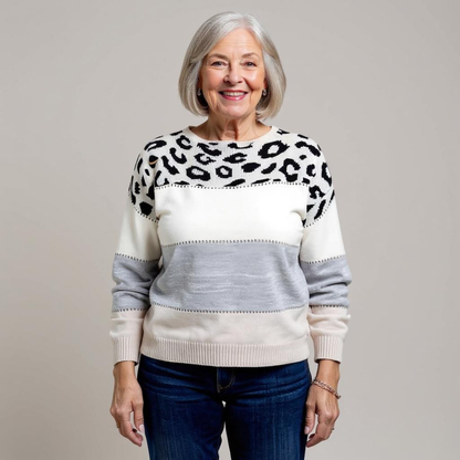 Pascalina - Comfortabele Trui met Luipaardprint