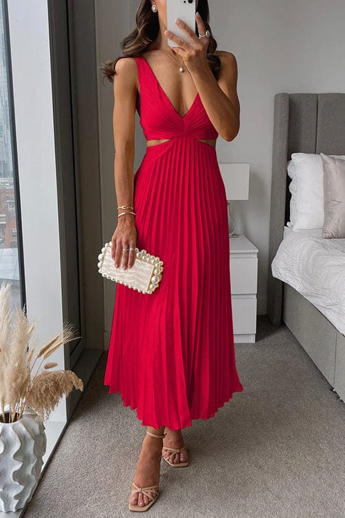 Yasmin - Elegante Geplooide Jurk