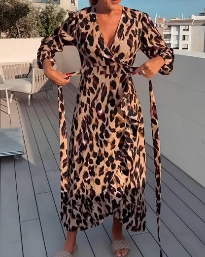 Sophia - Gedurfde Luipaardprint Jurk