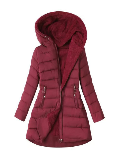 Elena - Warme winterjas met binnenvoering.