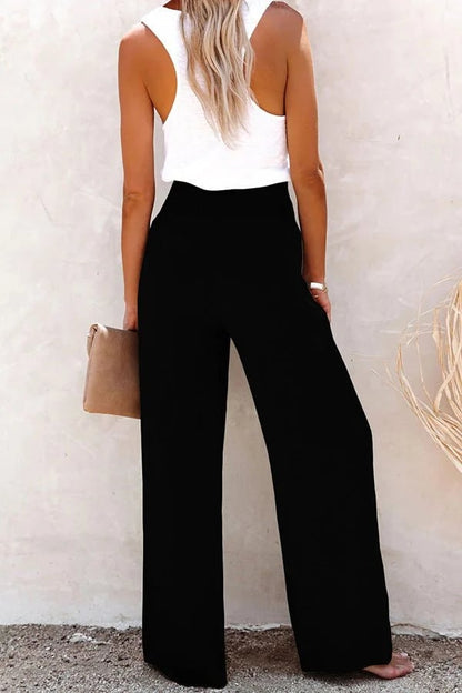 Livia™ | High-Waisted Linen Trousers