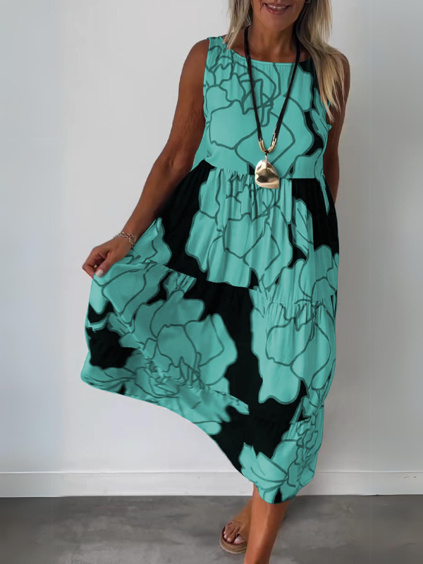 Camille - Mouwloze Elegante Jurk