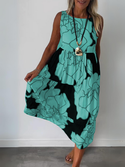 Camille - Mouwloze Elegante Jurk