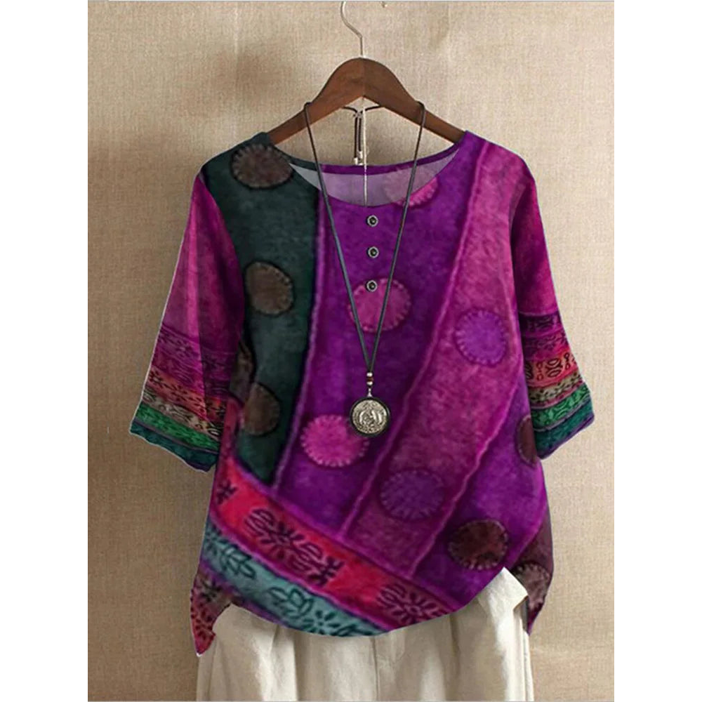 Valarie - Hoge Boho Kleurrijk