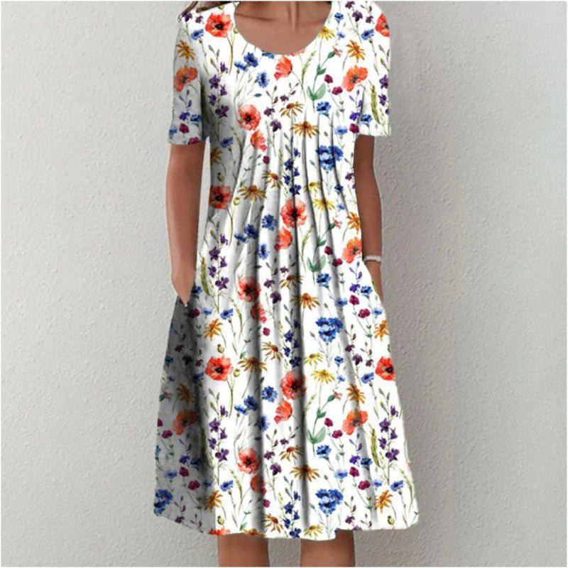 Celeste - Elegante Luchtige Midirok