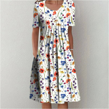 Celeste - Elegante Luchtige Midirok