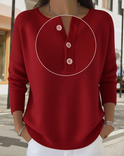 Lena - Basic Vest met Lange Mouwen