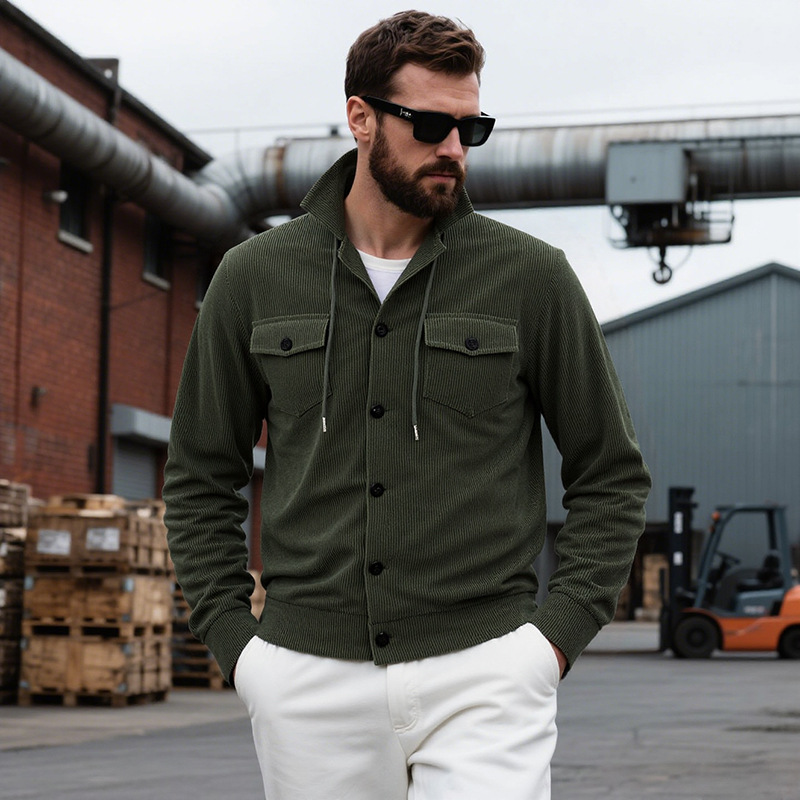 Bruno™ | Corduroy jas met knopen