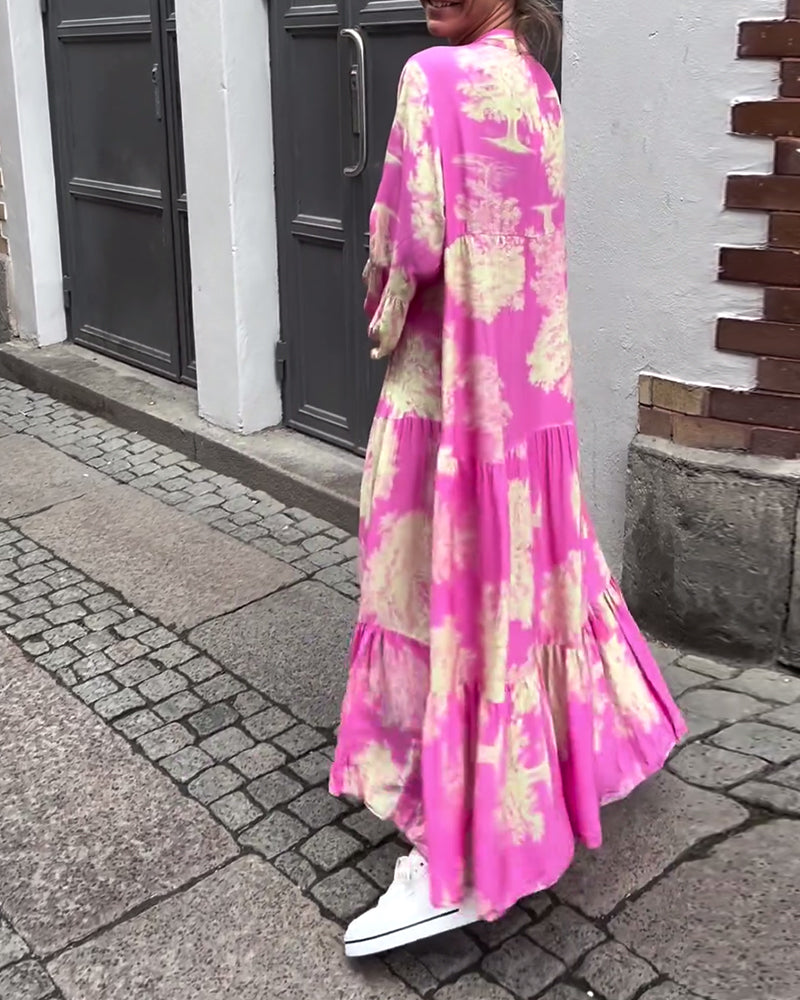 Francesca - Elegante Flowy Jurk