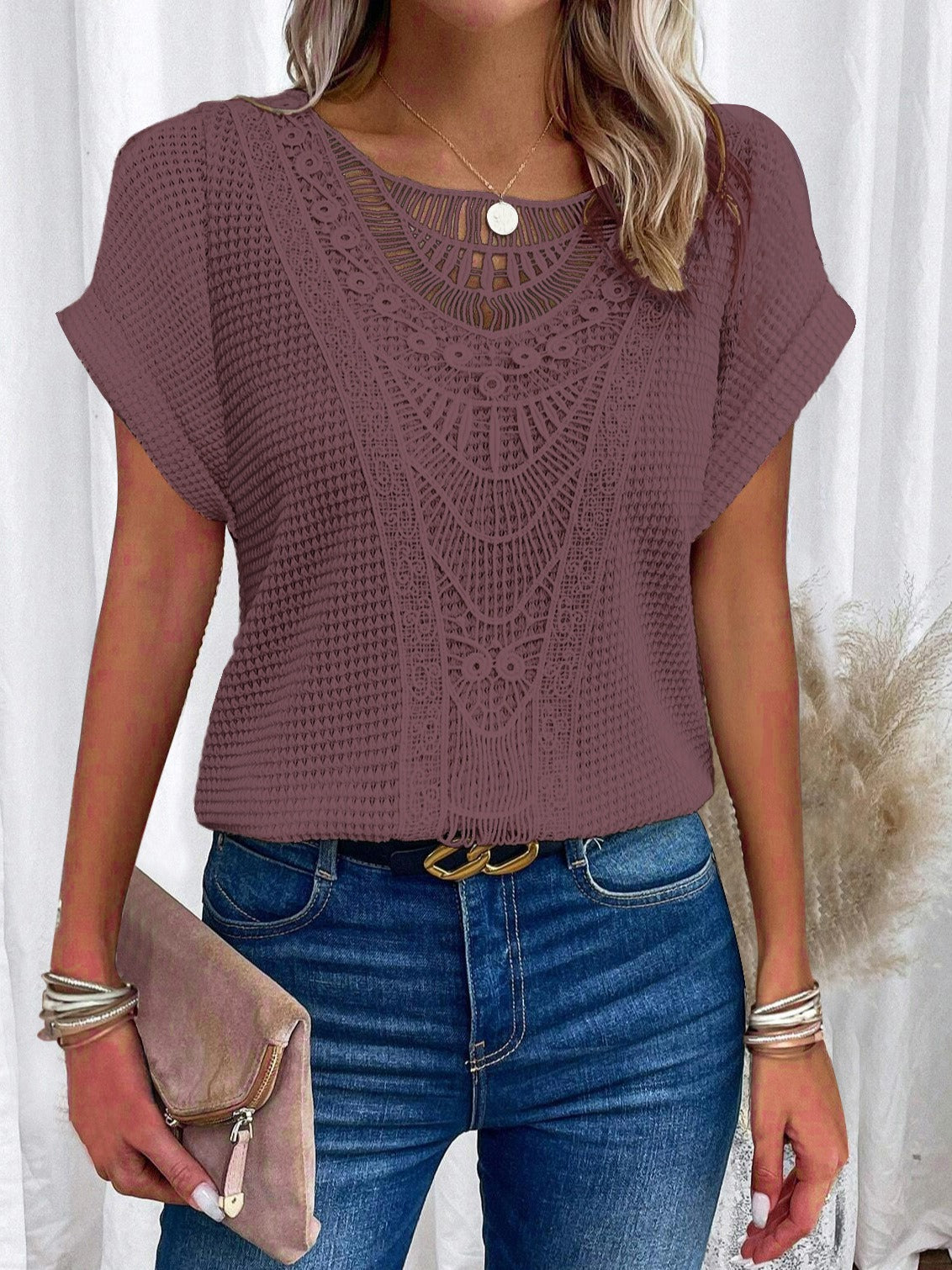 T-shirt ELSA met korte mouwen.