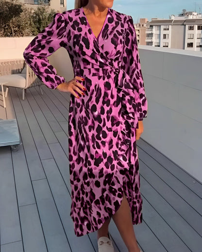 Sophia - Gedurfde Luipaardprint Jurk