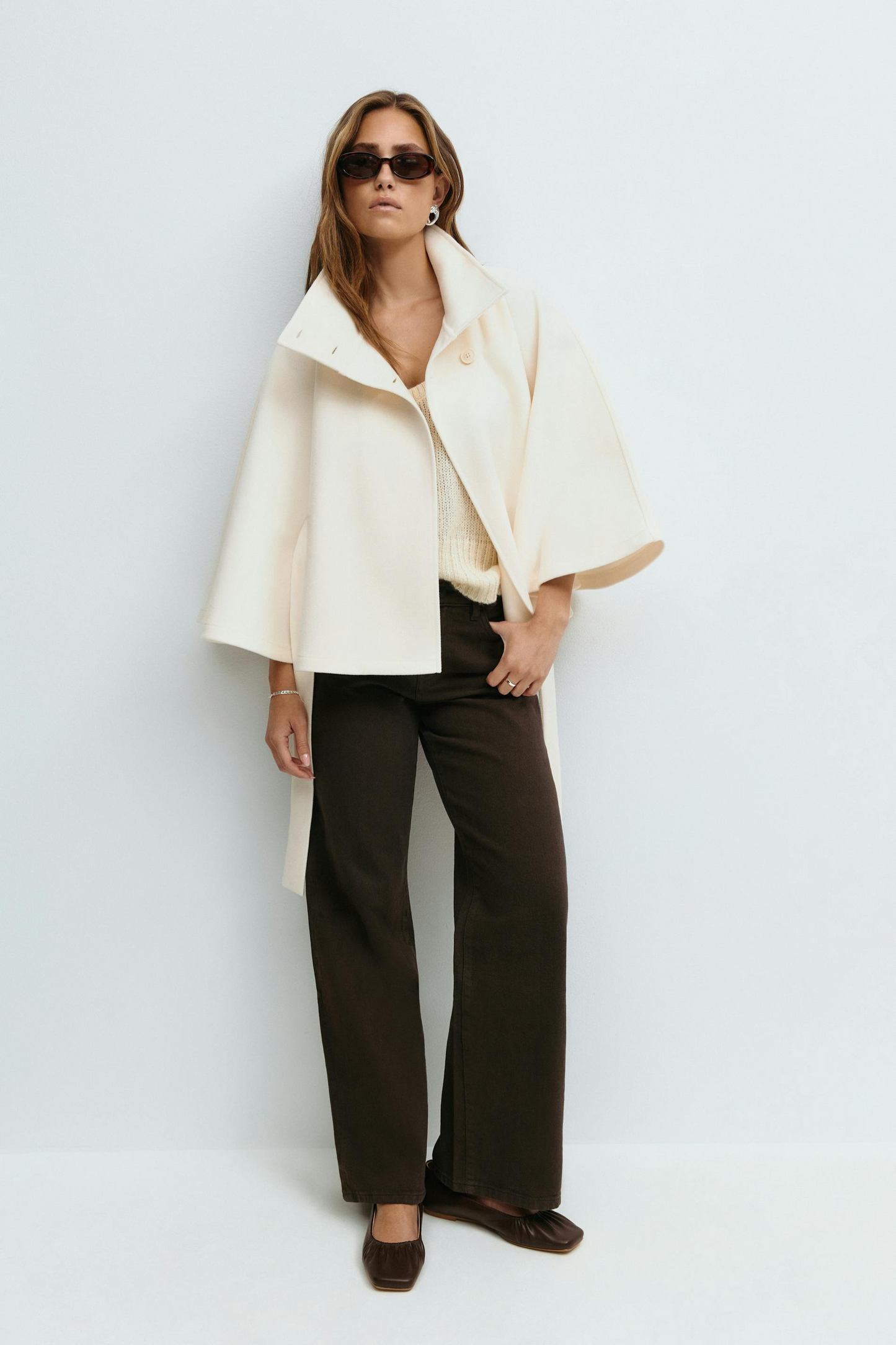 Alizée | Cape met ceintuur