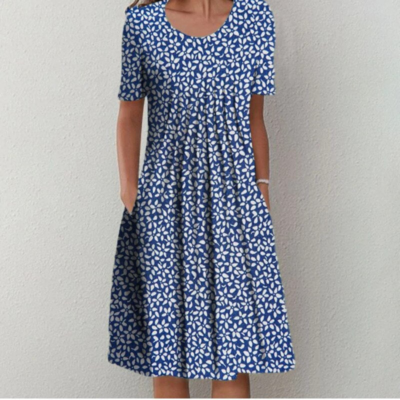 Celeste - Elegante Luchtige Midirok
