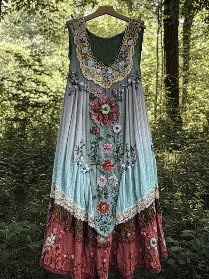 Evabella - Boho Linnen Jurk