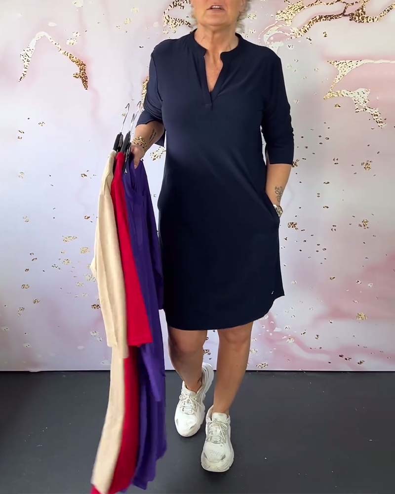 Hanlyn - Elegante Minimalistische Jurk