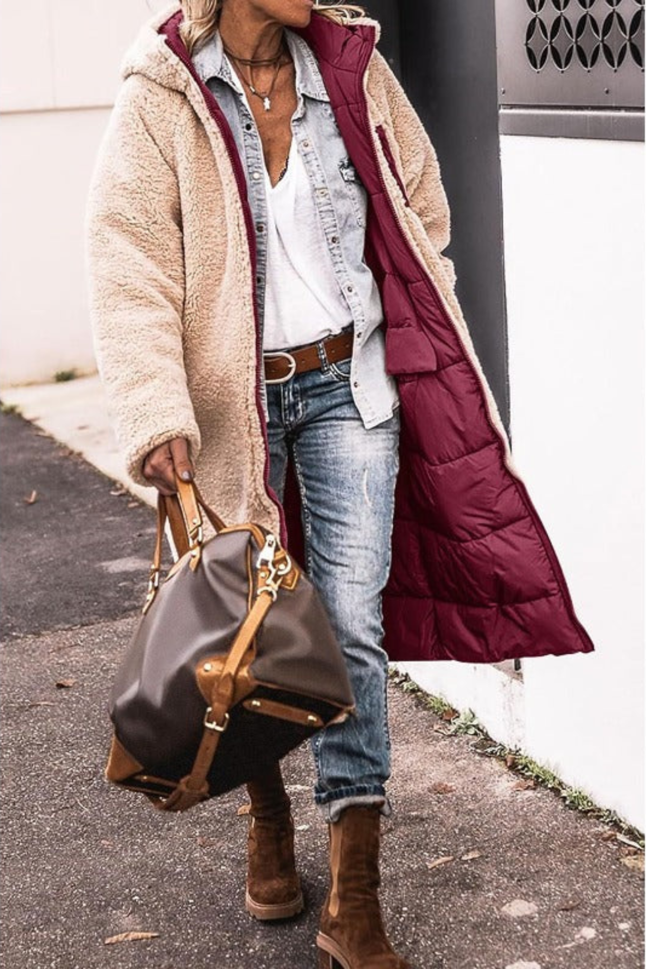 Anny - Elegante Omkeerbare Jas